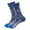 Blue, variant on Lilgiuy Unisex Winter Socks Thicken Knit Vintage Casual Gifts Printed Cozy Soft Socks for Work Party School