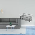 thumbnail image 2 of Organizador De Ganchos De Pared Plegable Y Cesta De Almacenamiento De Alambre De Metal Para Baño, Armario, Cocina, Sala De Estar, Estantes Flotantes, Encimera, Toallas Y Batas., 2 of 8