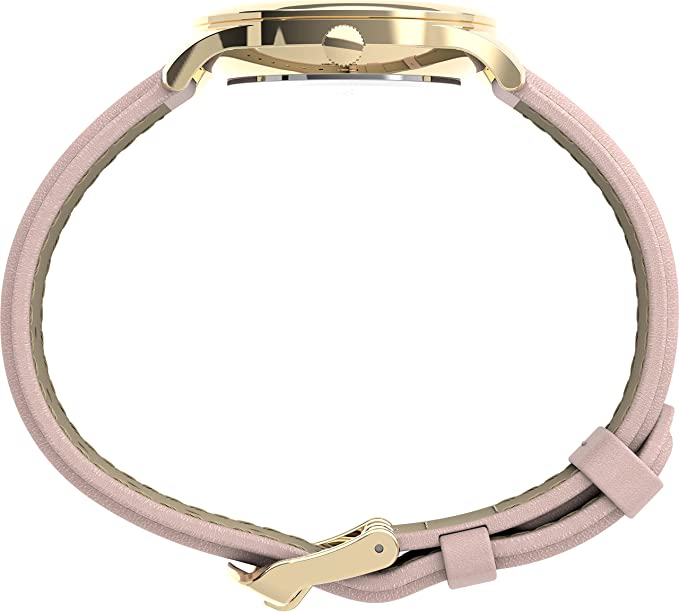 Timex TW2V25200 Women's Easy Reader Pink Leather Watch
