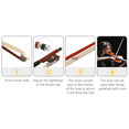 thumbnail image 6 of Tcbosik 4/4 Violin Set Full Size for Adults with Case, Fiddle Starter Kit with Rosin and Bow, Red, 6 of 11