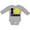 AC-Heather Grey, variant on Inktastic Tennis Boys or Girls Long Sleeve Baby Bodysuit