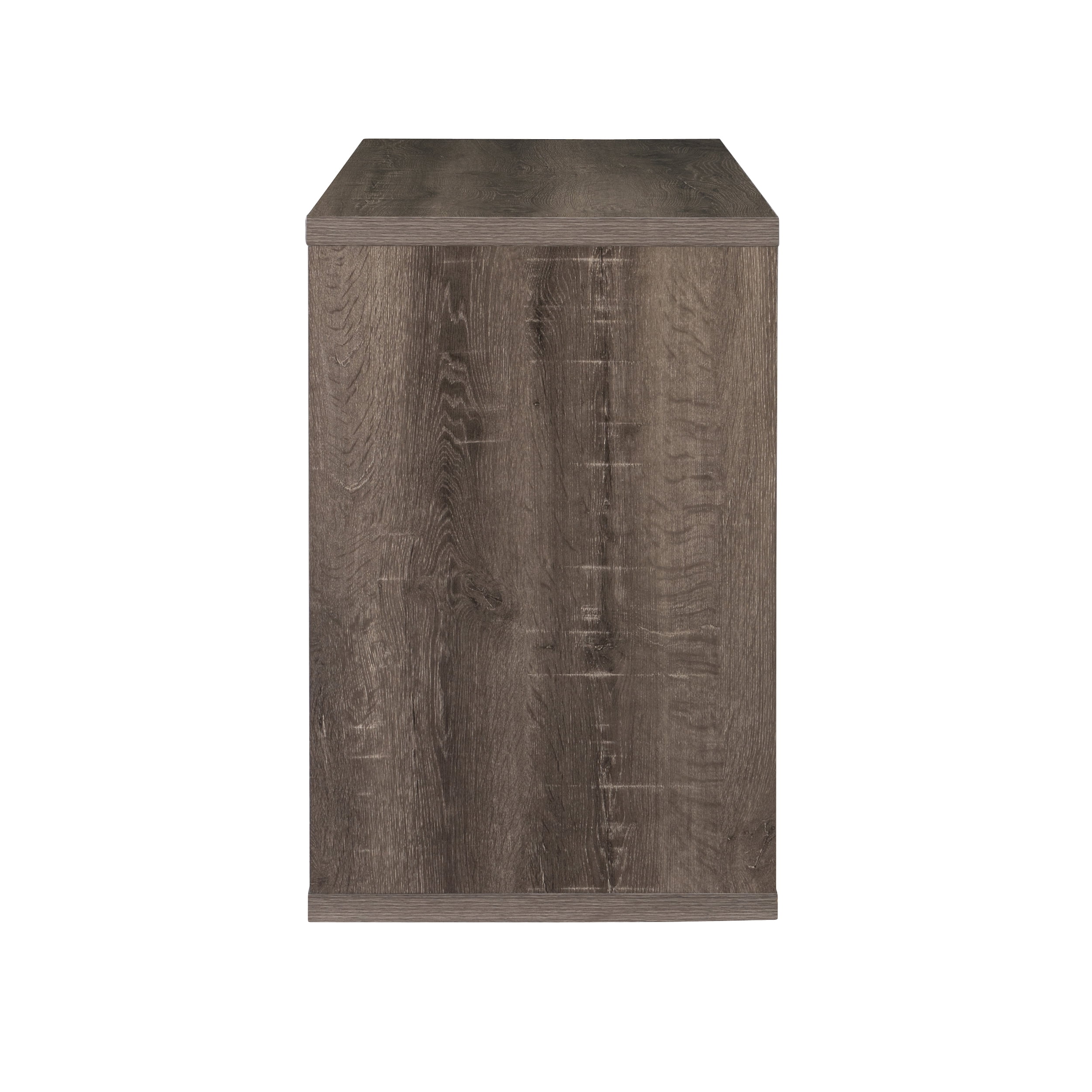 Linon Duhon Transitional Double Cubby Storage Writing Desk, Gray