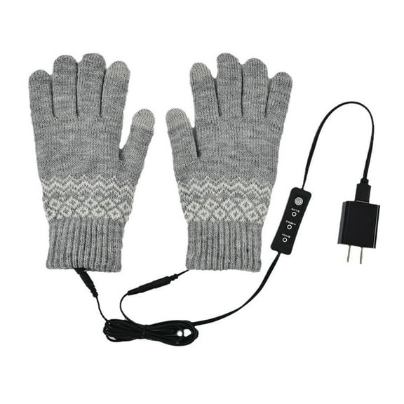 Winter Waterproof Ski Snow Warm Gloves for Women Men Winter Gloves Heated And Warm Gloves All Finger Adjustable Temperature Heating Gloves Removable And Washable Christmas Gift
