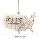 thumbnail image 3 of Popular! Solar Eclipses Ornament / Car Charm, Wooden Eclipses Keepsake, 2D Flat Hanging Ornaments For Car BackpacksClearance, 3 of 5