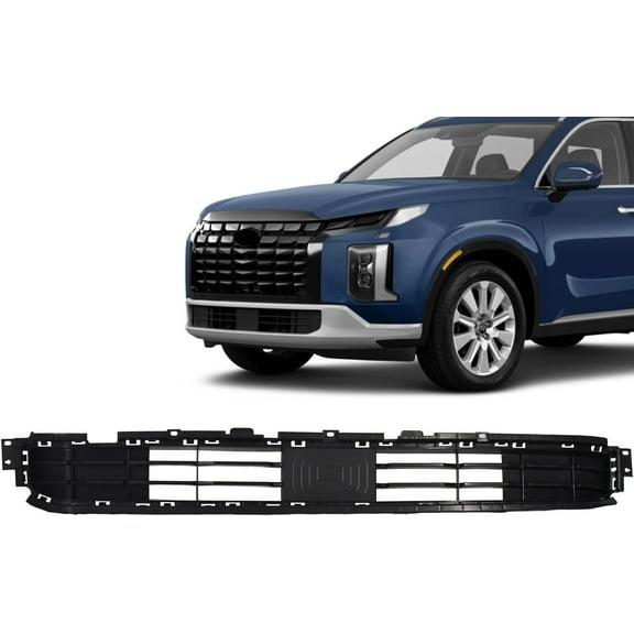 Front Bumper Lower Grille Compatible with Hyundai Palisade Limited SEL 2023 2024 86531S8CB0 HY1036179 Grill Matte Black