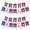 Style 1, variant on 2pcs 4th of July Patriotic Banner Decorations Red Blue White USA American flag Flag Day USA Theme Party Decoration - Style 2
