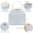 thumbnail image 2 of Bolsa de almuerzo Bluboon con aislamiento de pana de gran capacidad, azul, 2 of 7