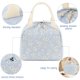 thumbnail image 2 of Bolsa de almuerzo Bluboon con aislamiento de pana de gran capacidad, azul, 2 of 7