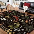 thumbnail image 7 of Portia Style Floral Area Mat Bright Mushroom, Berry Flower Design, Perfect for Living Room, Bedroom Or Dining Room Decoration, Suitable for Living Room Carpet, 7 of 7