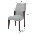 thumbnail image 2 of William's Home Furnishing Dark Oak/Light Gray Brighid Side Chair, 2 of 3