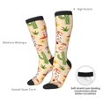 thumbnail image 4 of Fotbe Groovy American Western Footwear Calcetas Divertidas Estampadas para Hombre y Mujer, Calcetas de Algodón hasta la Rodilla para Caminar, Correr, Enfermería y Embarazo, 4 of 6