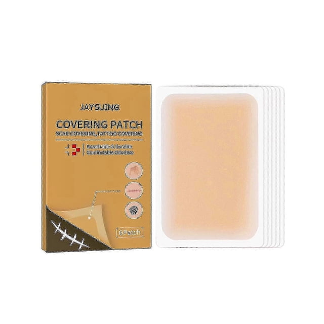 Jaysuing Of Invisible Concealer Sticker Skin Tattoo Scar Concealer Cover Sticker Invisible Waterproof Skin Tone Cover Up Sticker 26-27s