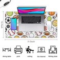 thumbnail image 5 of Long Mouse Pads for Desk,Baseball Football Pattern Desk Mats on Top Of Desks, Desk Mouse Pad Extra Large with 3mm Non-Slip Base and Stitched Edge for Gaming,Office,Work,Home 31.5"x15.7", 5 of 6