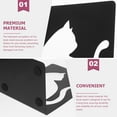 thumbnail image 4 of Set of 2 Cat Bookends Decorative Animal Shelf Stands for Office, Home, Student Desk Bookshelf Organization, 4 of 5
