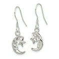 thumbnail image 2 of Sterling Silver Moon & Star Earrings, 2 of 3