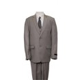 thumbnail image 1 of 2 Button Front Closure Interior Pick Stitching Boys Suits  Dark Tan - 2, 1 of 1