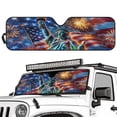 thumbnail image 2 of HUIACONG 250th US Flags Windshield Sunshade for Wrangler TJ JK 250th Windshield Sunshade Visor Mat for Jeep Wrangler TJ JK JKU 1996-2018 Sun Shade Screen Accessories, 2 of 6