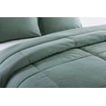 thumbnail image 4 of Messy Bed Washed Cotton Comforter Mini Set, Twin XL, Sage, 4 of 6