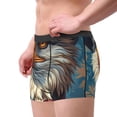 thumbnail image 2 of Fotbe Surreal Bald Eagle Gentleman Men’s Total Support Pouch Boxer Briefs, X-Temp Cooling, Moisture-Wicking Underwear, Regular, Long-leg and Trunk-, 2 of 6