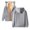 Light Gray#9527, variant on BOOMNY Women's Long Sleeve Fleece Hoodies Solid Pullover Hoodie for Women Trendy Zip Up Warm Fall Winter Hooded Sweatshirts With Pocket