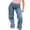 Light Blue, variant on Michellecmm Women Mid Rise Baggy Jeans Fashion Casual 3D Bow Straight Leg Denim Pants with Pockets