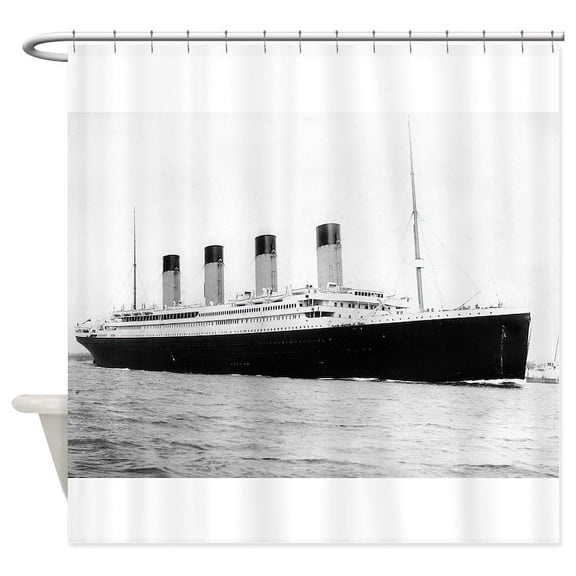 CafePress - Titanic - Unique Fabric Shower Curtain 70" x 72"