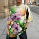 thumbnail image 2 of Blusa informal de manga corta con estampado de flores y mangas cortas para mujer Fridja gope3033, 2 of 6