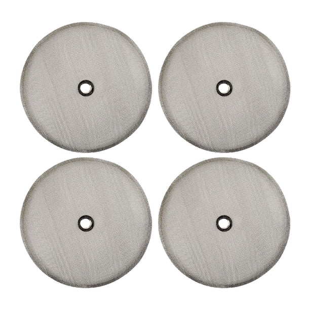 4 filtros de prensa francesa para cafeteras francesas, ideales para preparar café. Diámetro 118cm