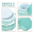 thumbnail image 3 of Raindrops 6 Pcs Pot Vide Design Rond Bleu Ciel pour Rangement de Voyage, 3 of 8