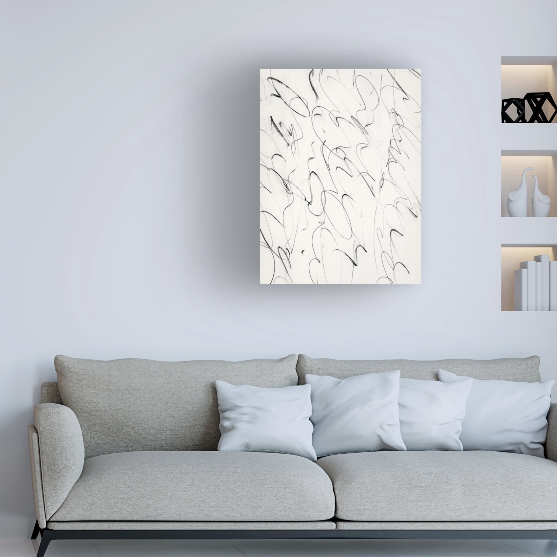 Trademark Fine Art Dan Hobday Script Canvas Wall Art