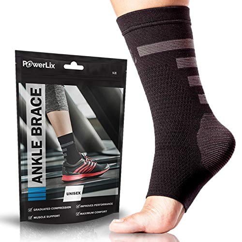 Nano socks Langov Ankle Brace Support for Men & Women Helps With Achilles Tendonitis and Injury Recovery Pair Swelling or Heel pain Best Compression Sleeve Socks for Your Foot or Sprained Ankle