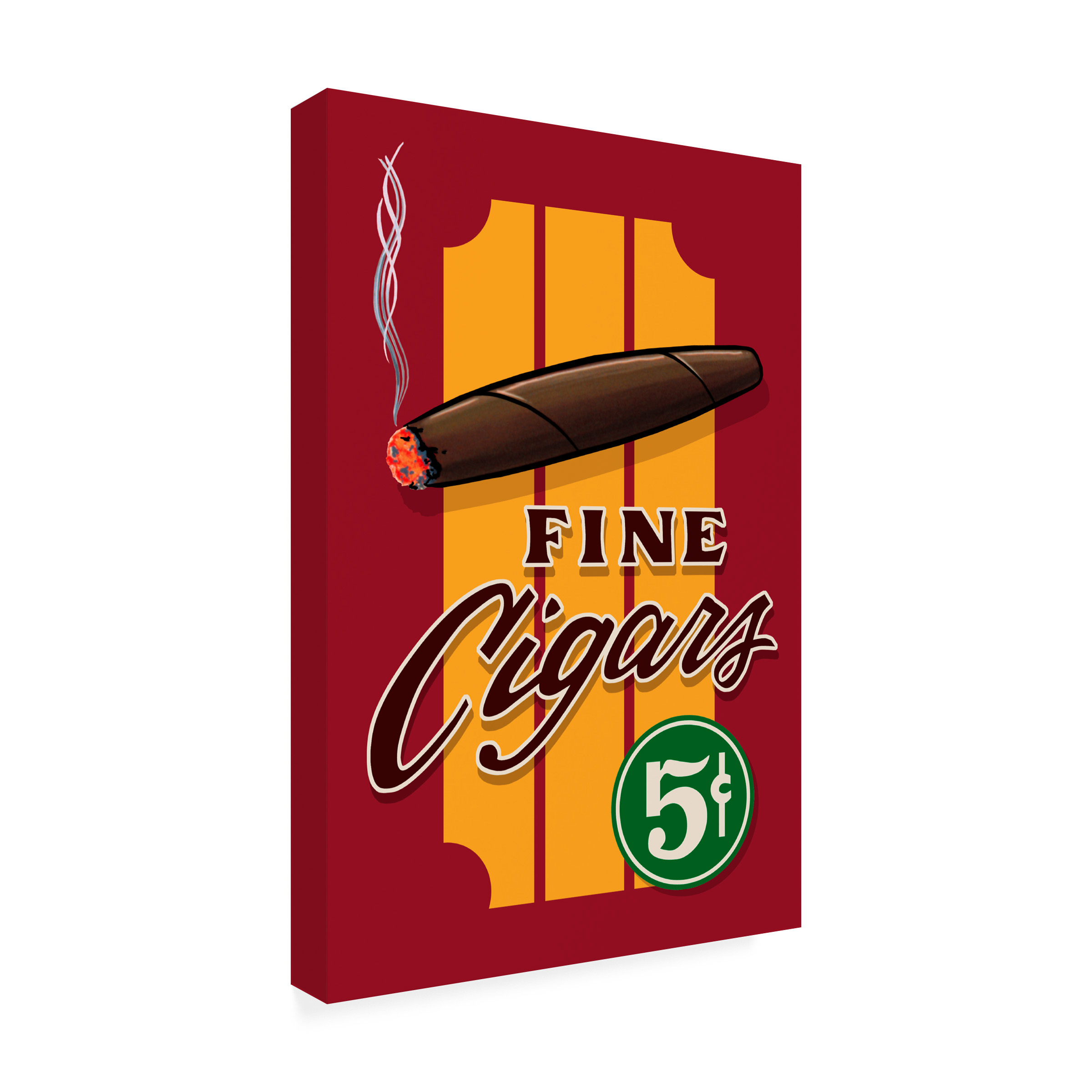 RetroPlanet 'Fine Cigars' Canvas Art