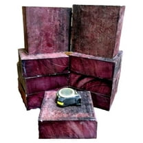 6 x 6 x 2 Lumber Bowl Turning Lathe Wood Blanks One Beautiful Exotic Board Dowel Purpleheart