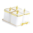 thumbnail image 5 of WeiLaiKeQi Dried Fruit Plate es Appetizer Serving Tray for Party Home Condiment white, 5 of 9