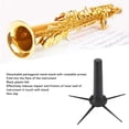 thumbnail image 4 of Saxofón soprano saxofon stand 5 Patases Profesional Ligero Portátil Plegable Para Músicos Artistas Saxo, 4 of 7