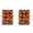 Brown, variant on yulier 2 Boxes Christmas Ball Ornaments 48 Pcs 3cm Christmas Tree Decorations Holiday Hanging Balls 4 Style Shatterproof Christmas Ornaments