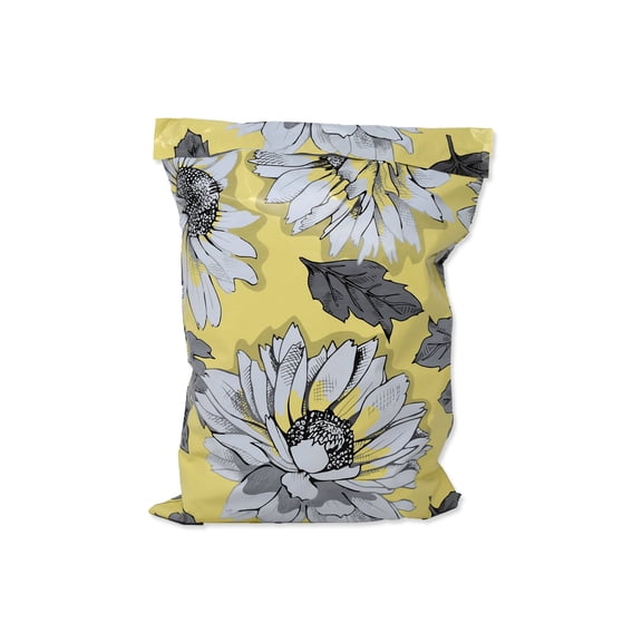 Sunflower Harvest Design Poly Mailers, Summer, Fall, Spring Pattern, Self Sealing Clothing Packaging Shipping Bags