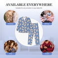 thumbnail image 7 of Bingfone Men's Pajama Set 2 Piece Loungewear PJs, Long Sleeve with Pajama Pants-Corgi, 7 of 7