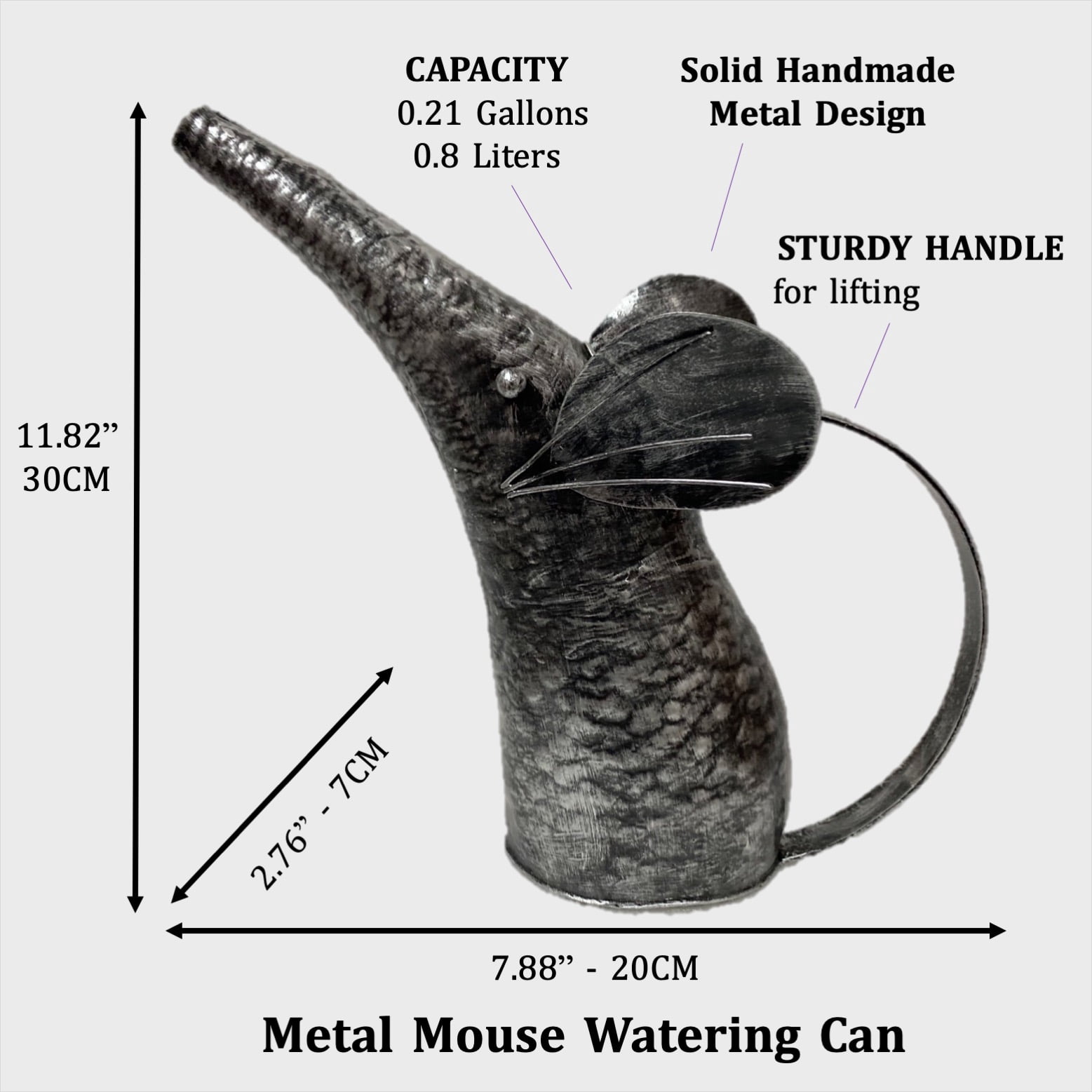 Mouse Watering Can for Indoor Plants Cute Watering Pot Gardening Gifts for Women Kids