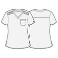 thumbnail image 3 of Med Couture Touch Women's V-Neck Tuck In Scrub Top [XS - 3XL], 3 of 4