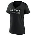 thumbnail image 2 of Women's Black Los Angeles Kings Primary Play V-Neck T-Shirt, 2 of 3