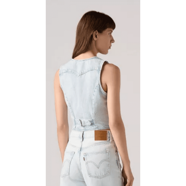 売れ筋商品|||リーバイス カットソー トップス レディース Women's Amore Denim Vest Cause And Levi's CAUSE & EFFECT Women's Amore Denim Vest, US Large