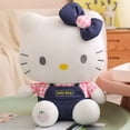 thumbnail image 3 of Peluche de Hello Kitty de 9 pulgadas, juguete coleccionable de gatito, lindo animal de peluche, linda muñeca Kawaii (serie Cowboy)., 3 of 8