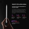 thumbnail image 4 of Lápiz óptico original Xiaomi Redmi para tableta Redmi Pad Pro, lápiz inteligente de 4096 niveles con detección de dibujo y escritura, carga tipo C de 80 mAh, 4 of 4