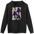 thumbnail image 1 of Sudadera Flores de Iris Moradas - Estampado Floral, Confort Total, 1 of 5