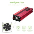thumbnail image 4 of Riwesomey Inversor de corriente para automóvil de 5000 W LED DC 12V a AC 220V Convertidor de onda sinusoidal simulada con 4 interfaces USB Vehículos, repuestos y accesorios Mis No.1, 4 of 6