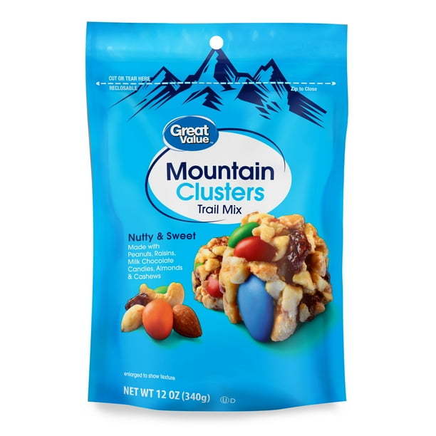 Great Value Mountain Clusters Trail Mix, 12 oz - Walmart.com