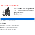 thumbnail image 2 of Front Lower Ball Joint - Compatible with 1971 - 1978 American Motors Matador 1972 1973 1974 1975 1976 1977, 2 of 2
