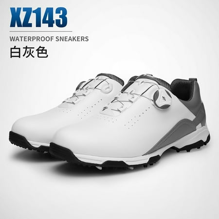 

PGM Golf Shoes Men’s Waterproof Breathable Golf Shoes Male Rotating Shoelaces Sports Sneakers Non-slip Trainers