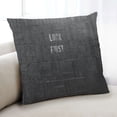 thumbnail image 1 of Ahgly Company Quotes Coussin Décoratif d'Intérieur, 18 Po X 18 Po, 1 of 6